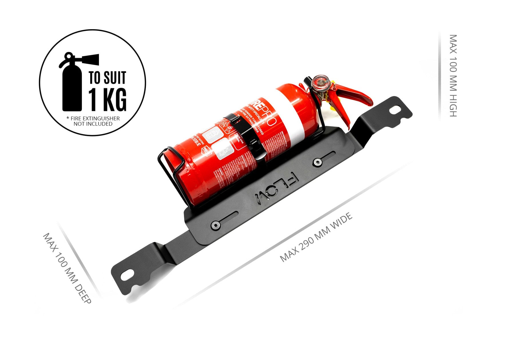 Flow Designs Toyota Yaris GR Gen2 2025 Fire Extinguisher Bracket/Mount - iilumolab