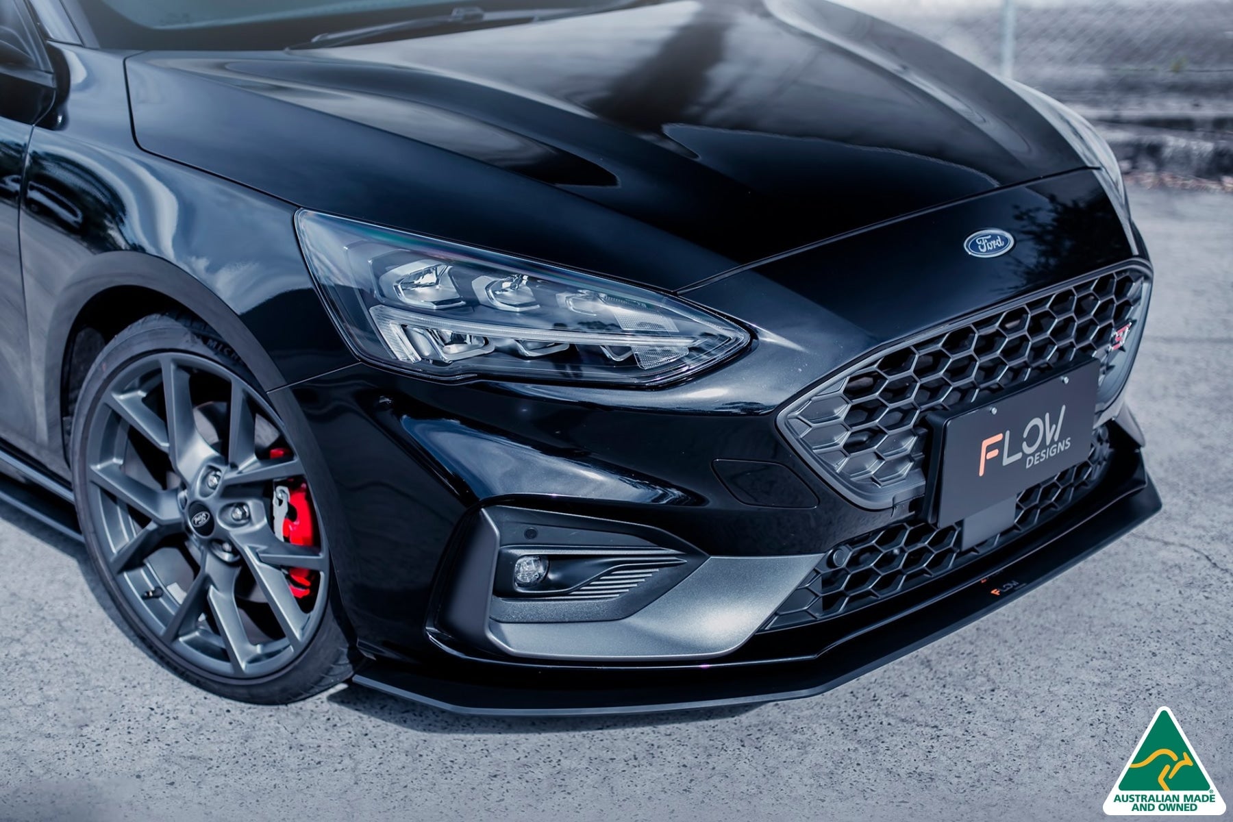 Flow Designs MK4 & MK4.5 Focus ST Front Lip Splitter - iilumolab