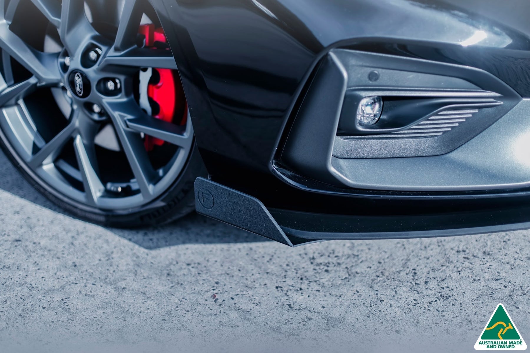 Flow Designs MK4 & MK4.5 Focus ST Front Lip Splitter Winglets (Pair) - iilumolab
