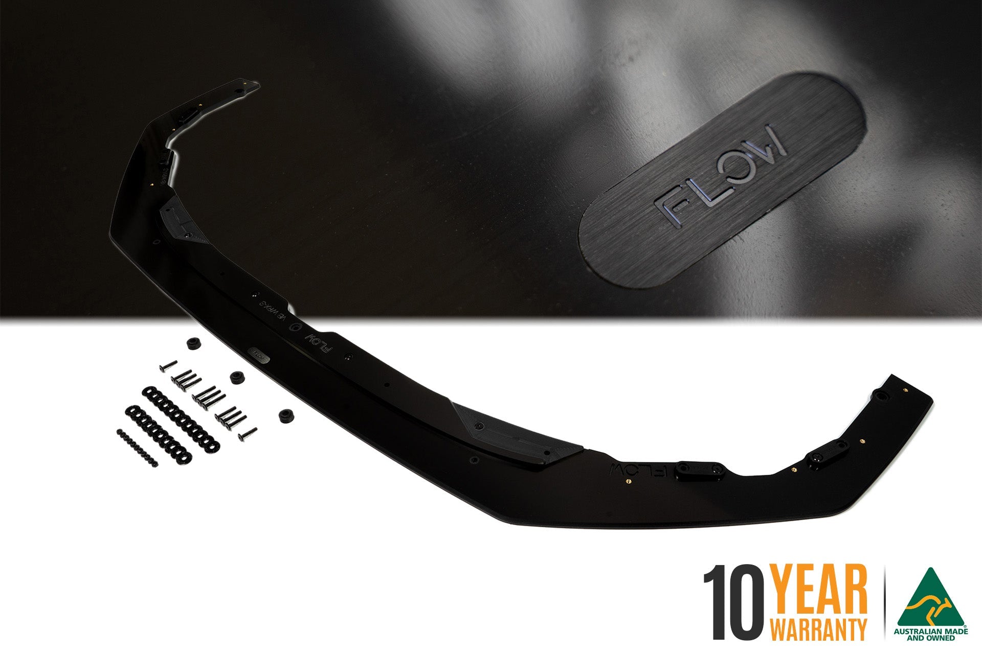 Flow Designs VB WRX Front Lip Splitter (GLOSS) - iilumolab