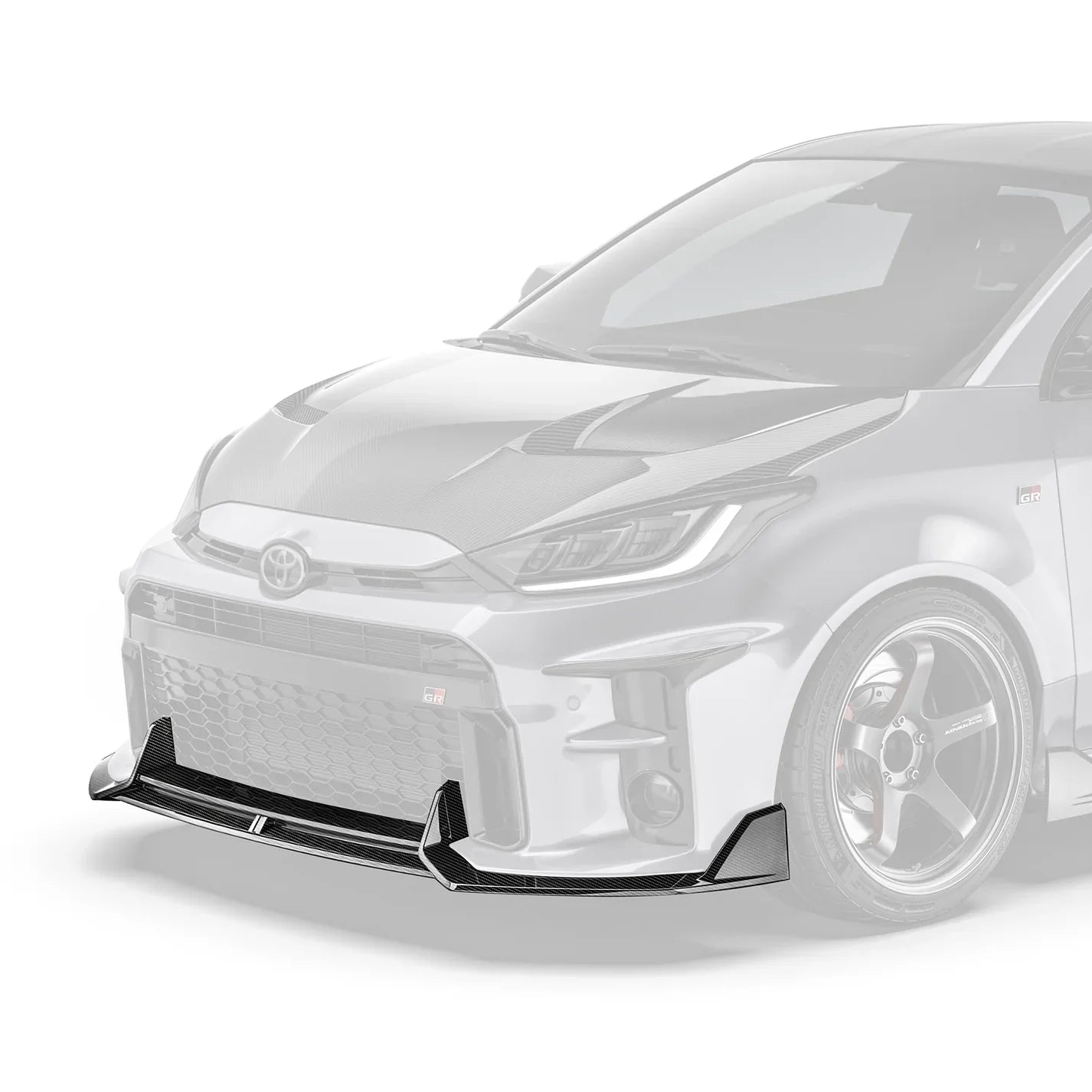 Carbon Fiber Front Lip for Toyota GR Yaris 2020-2024
