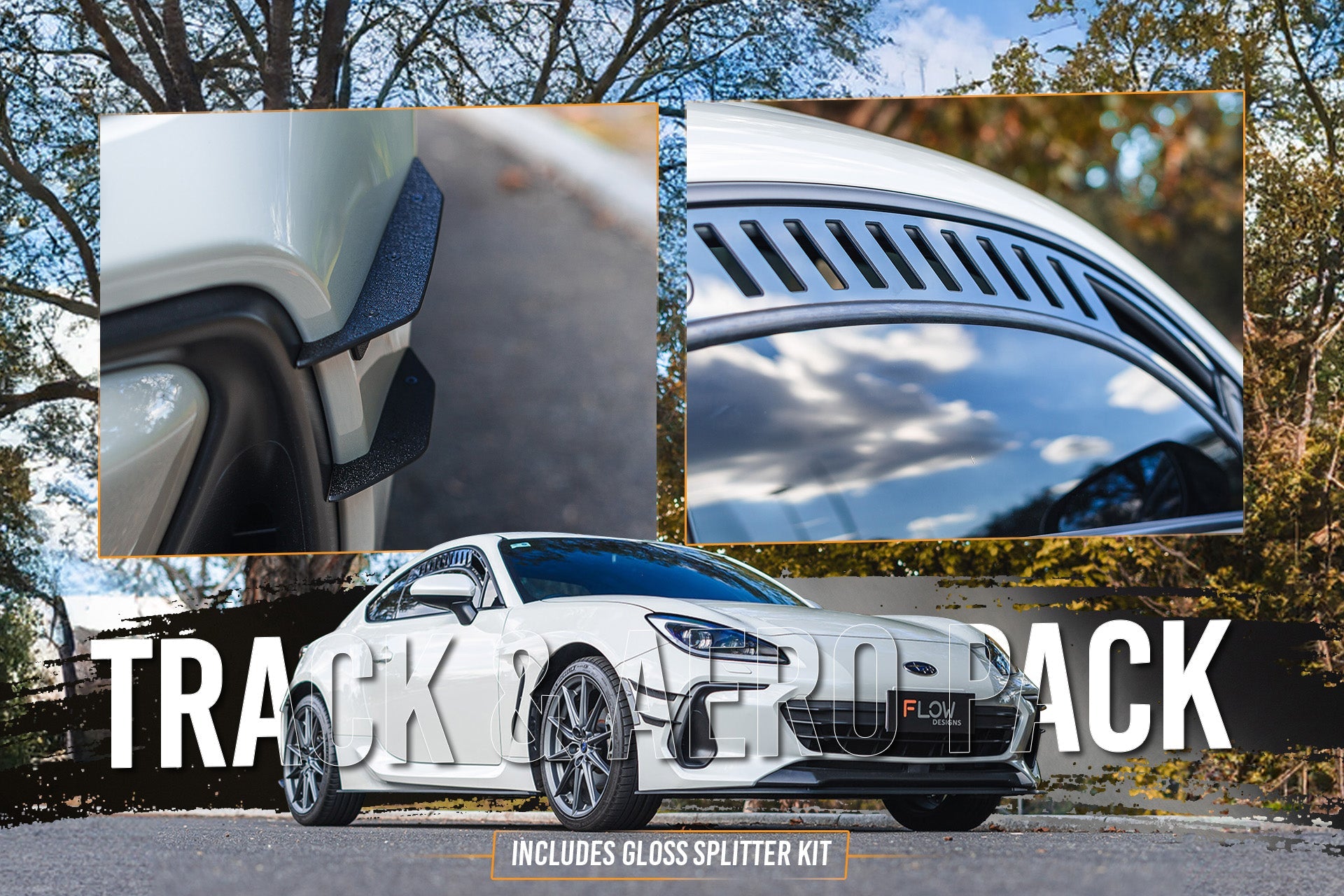 ZD8 BRZ Full Lip Splitter Set (GLOSS BLACK) - iilumolab