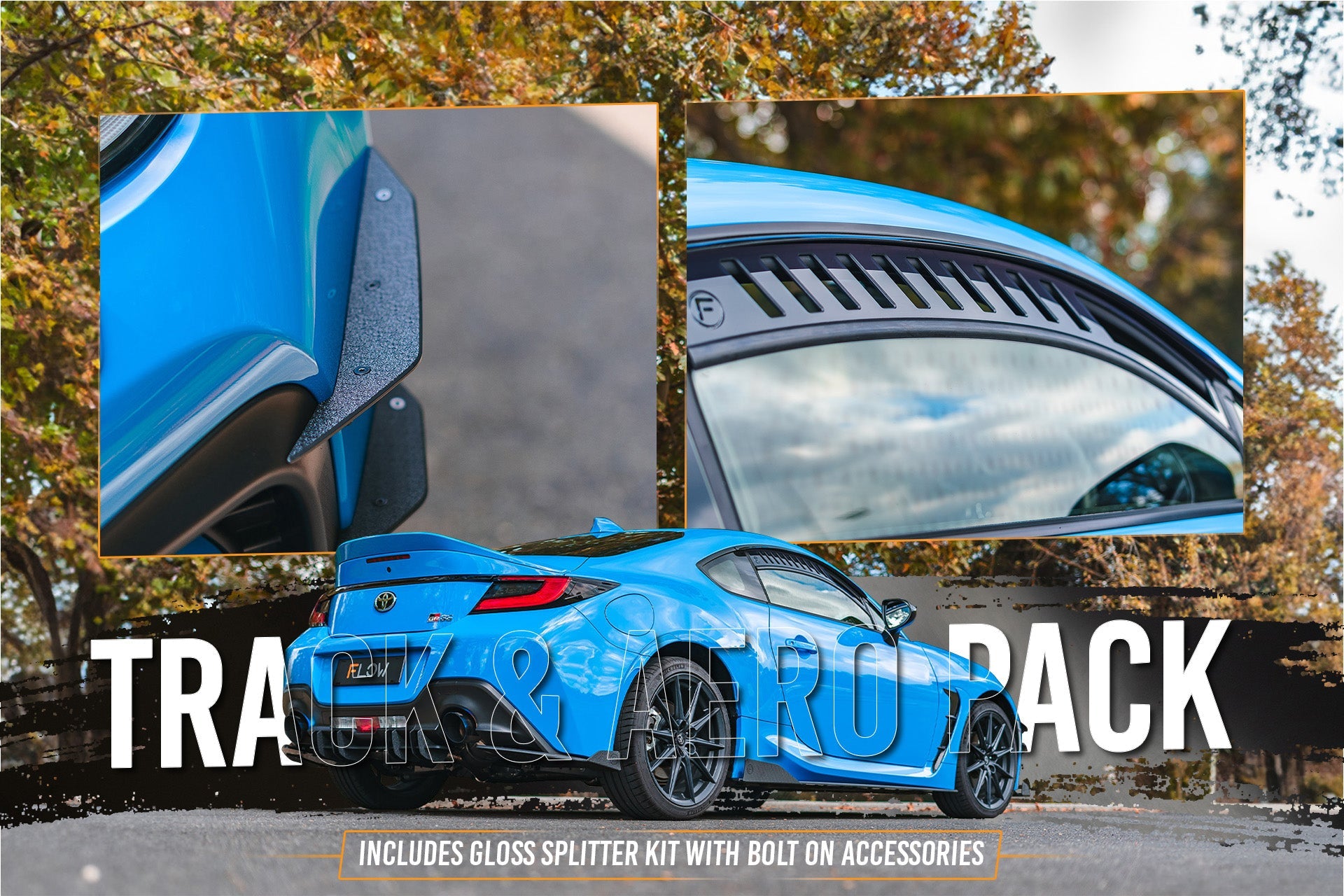 ZN8 GR86 Full Lip Splitter Set (GLOSS BLACK) - iilumolab