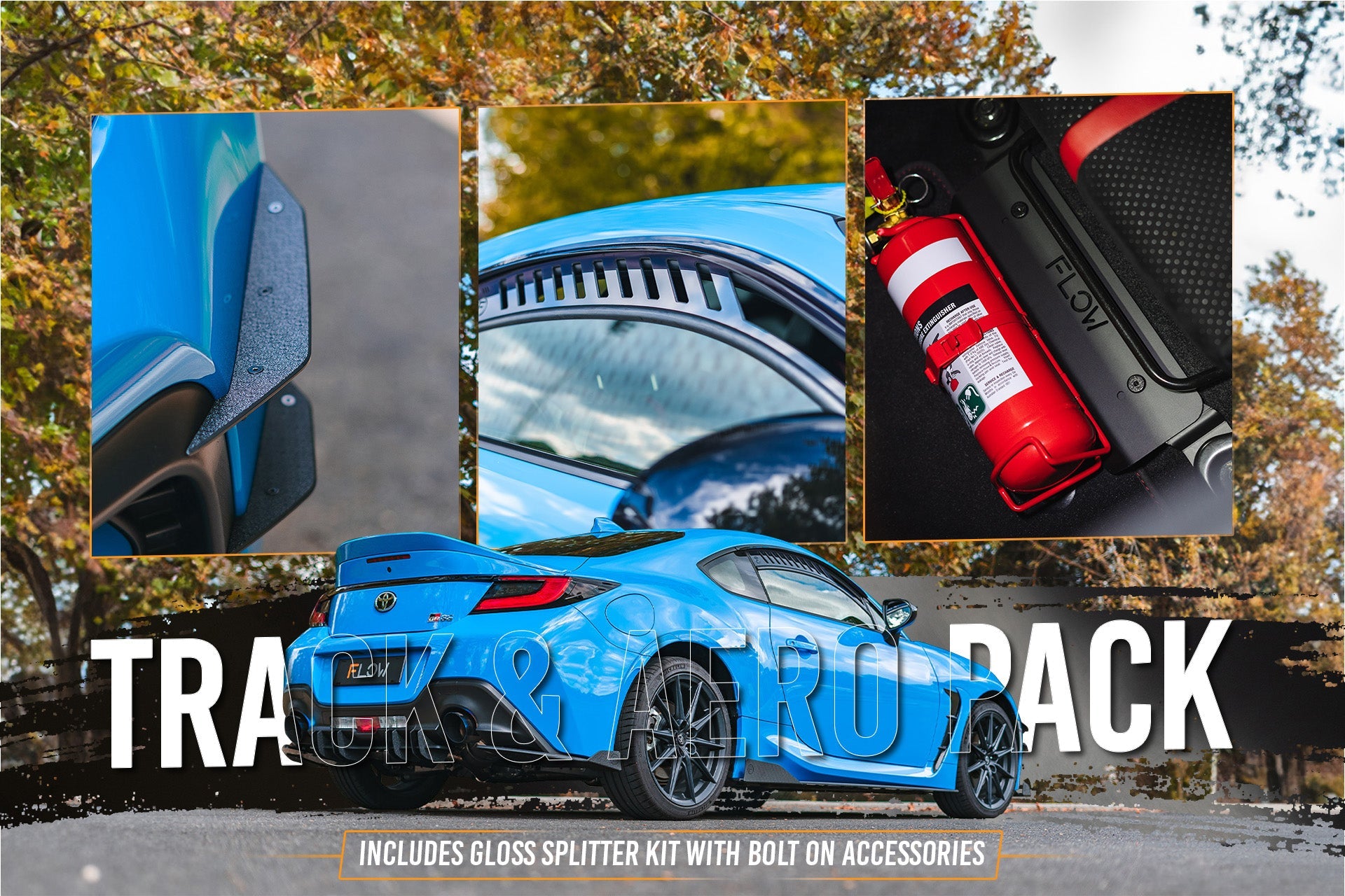 ZN8 GR86 Full Lip Splitter Set (GLOSS BLACK) - iilumolab