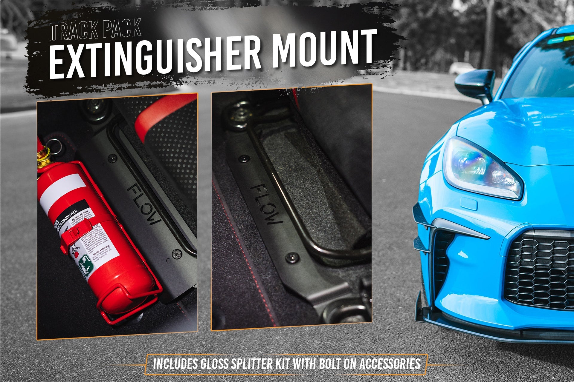 ZN8 GR86 Full Lip Splitter Set (GLOSS BLACK) - iilumolab