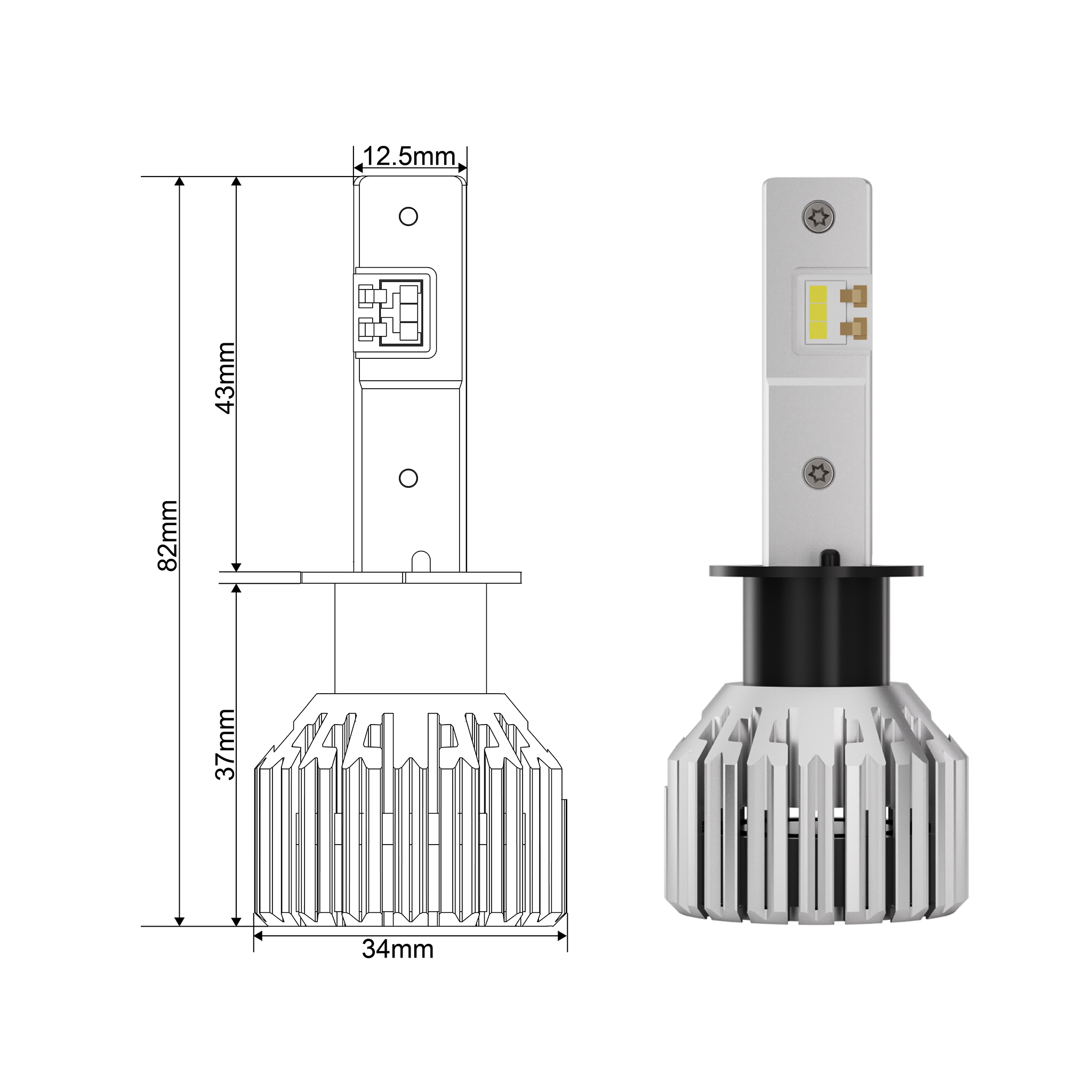 COSMIC 2 : H1 LED BULB