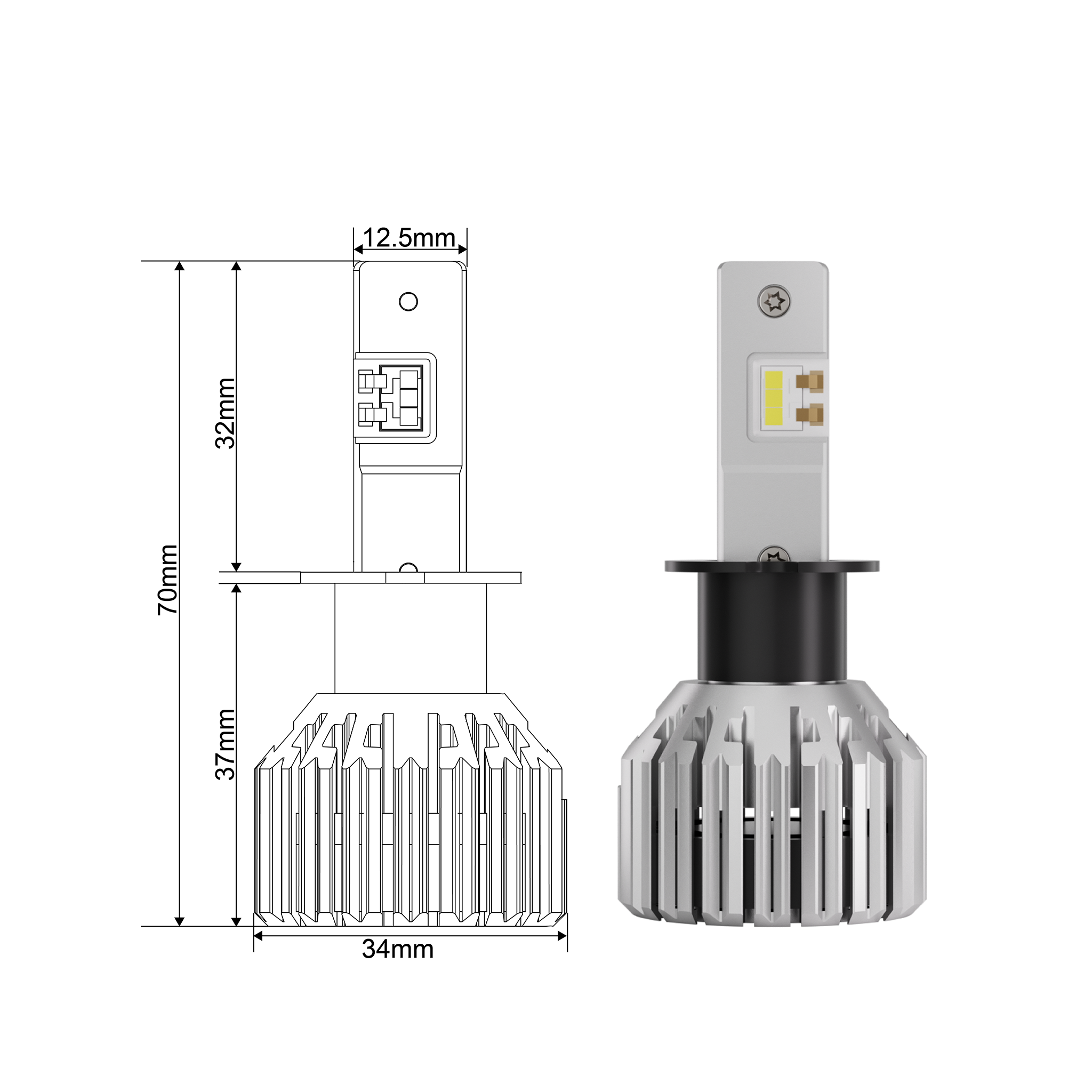 COSMIC 2 : H3 LED BULB