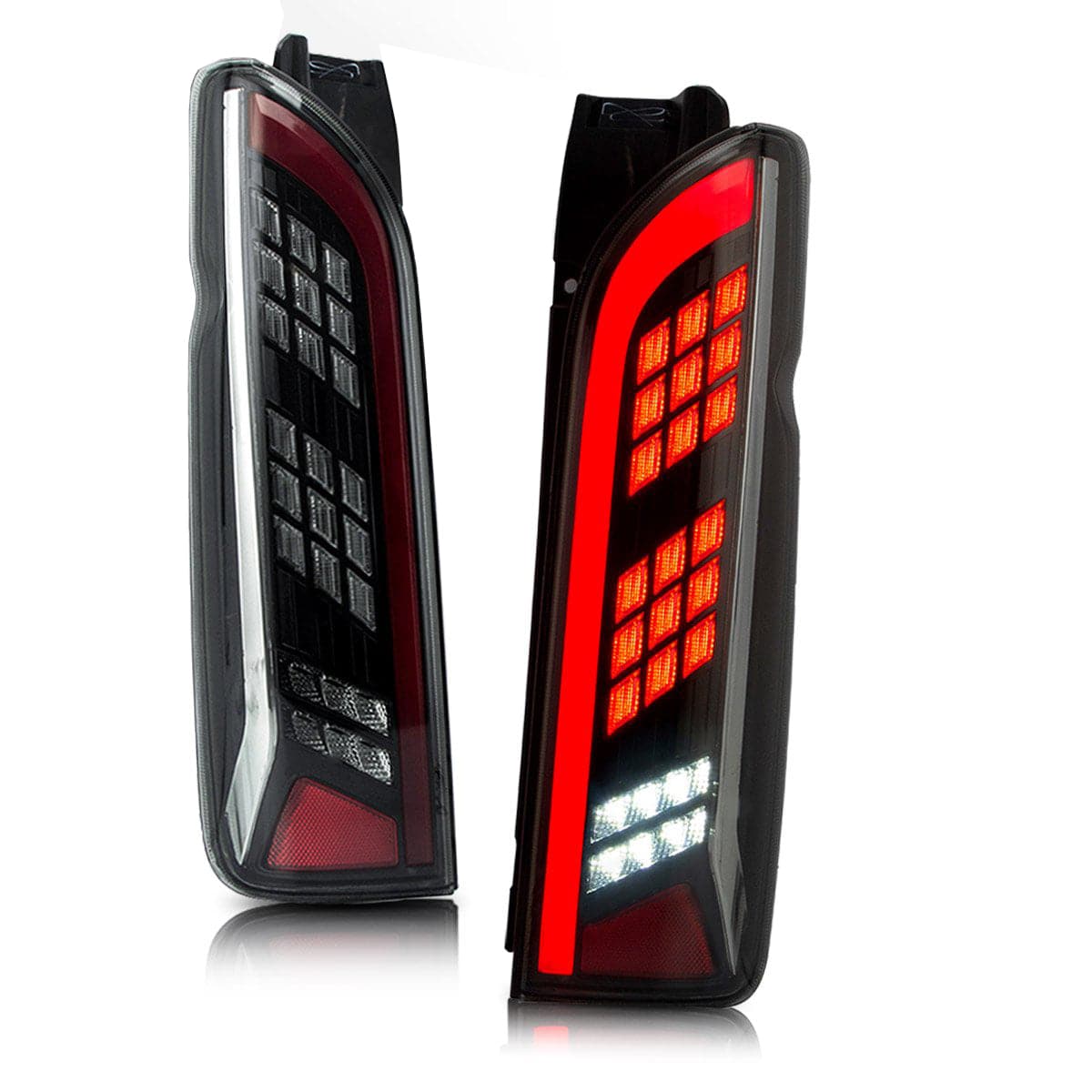 2005-2019 TOYOTA HIACE SEQUENTIAL LED TAIL LIGHTS - iilumo