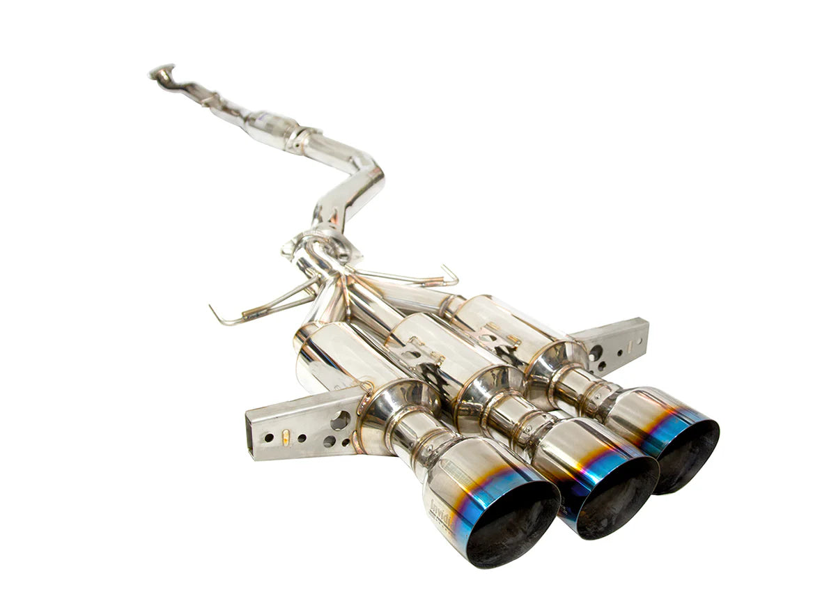 INVIDIA R400 Cat Back Exhaust w/Ti Tips - Honda Civic Type-R FK8 17+ - iilumolab