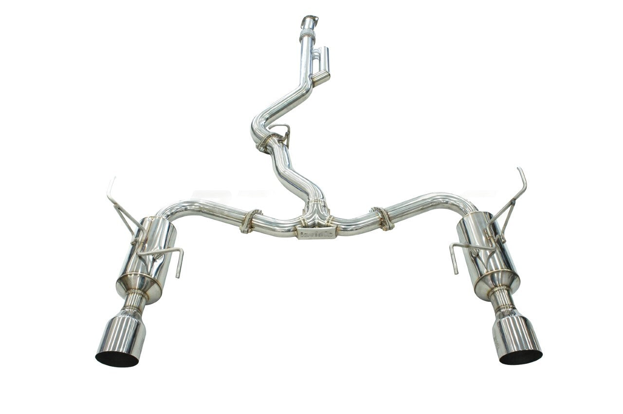 Invidia R400 Cat Back Exhaust w/SS Straight Cut Tips - Subaru WRX VN 22+ (Wagon)