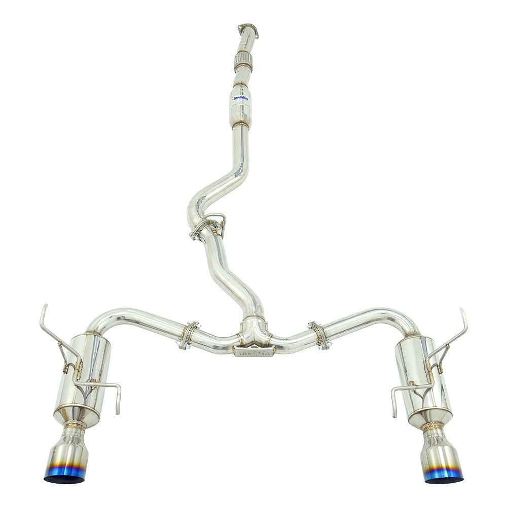 Invidia R400 Cat Back Exhaust w/TI Straight Cut Tips - Subaru WRX VN 22+ (Wagon)
