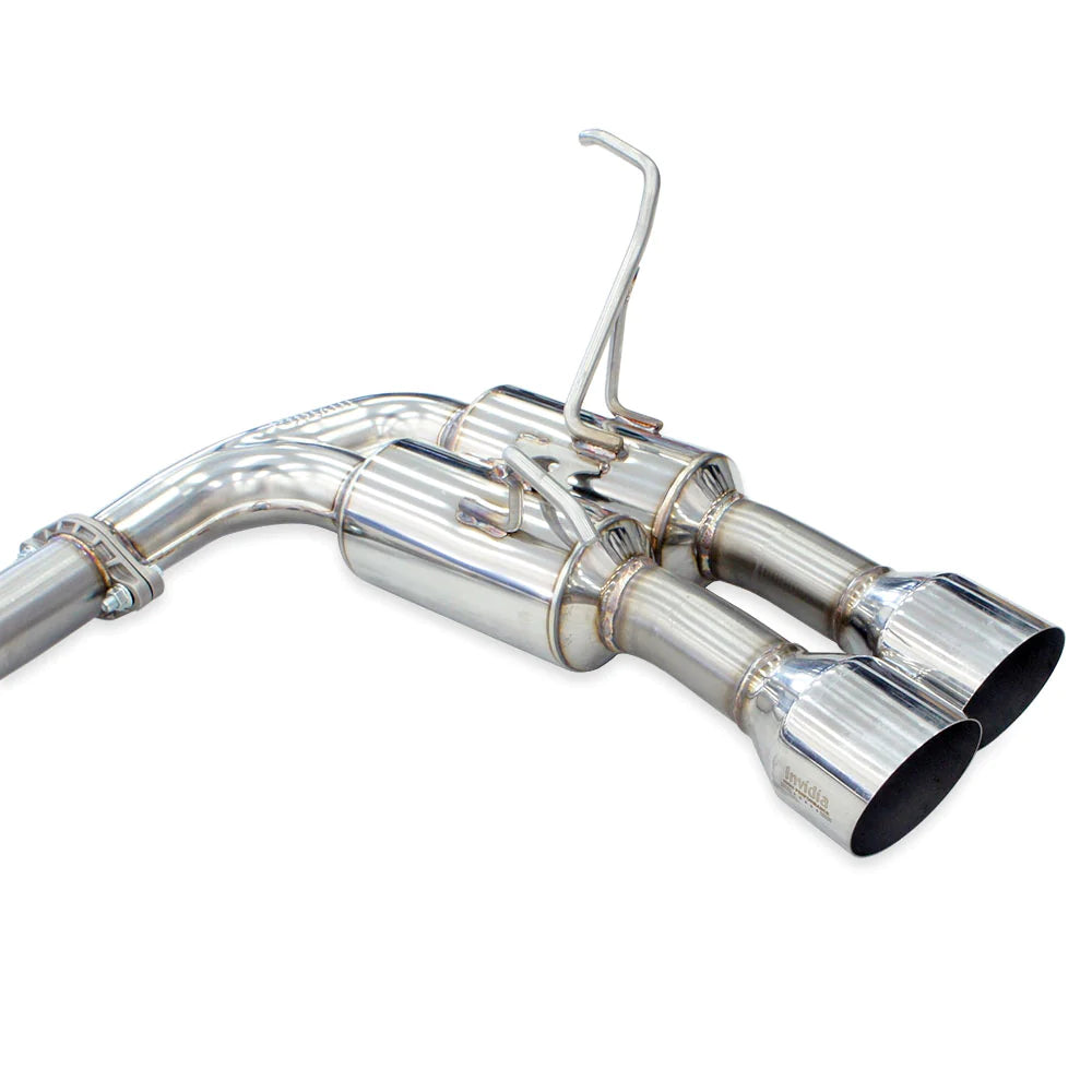 Invidia R400 Cat Back Exhaust w/SS Straight Cut Tips - Subaru WRX VB 22+ (Sedan)