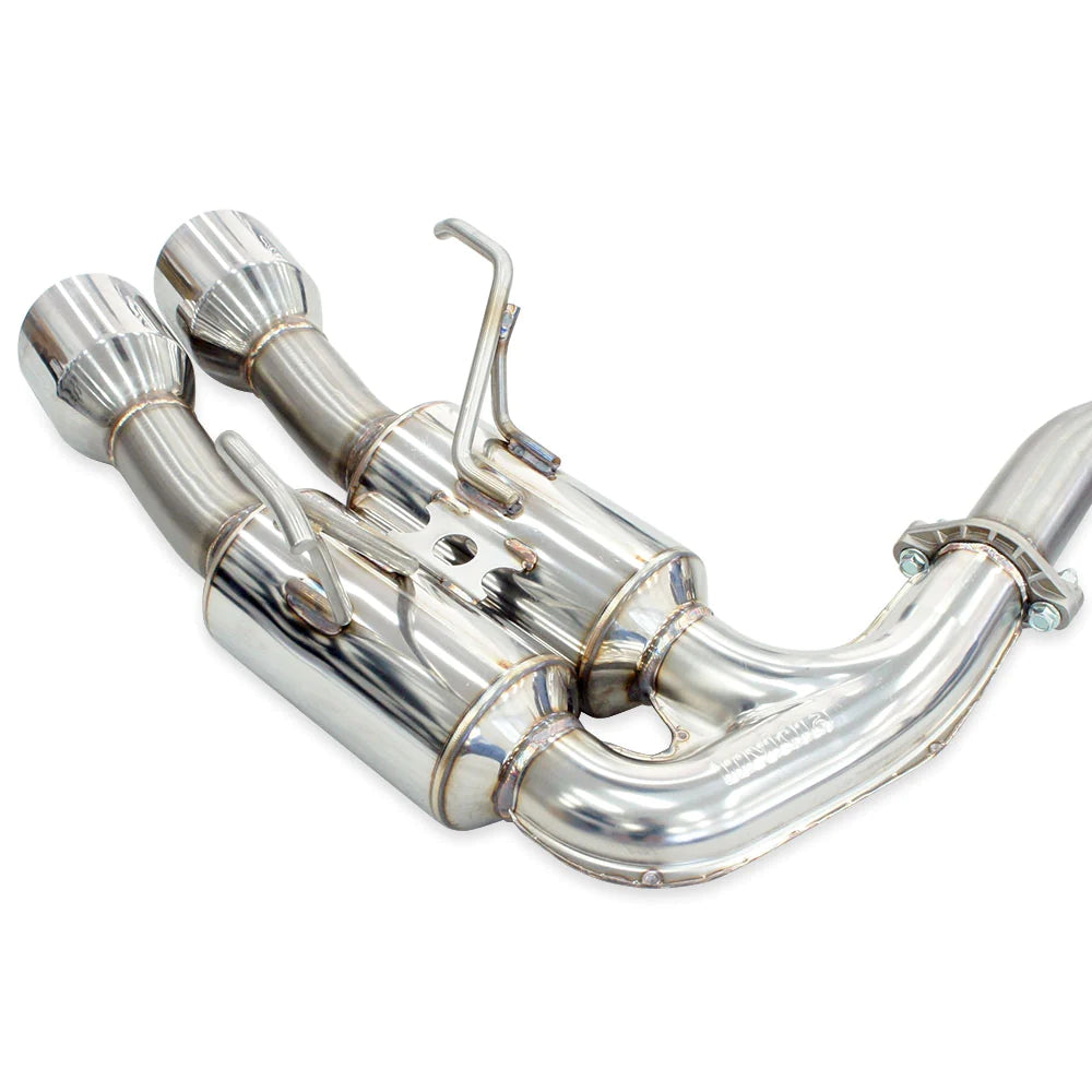 Invidia R400 Cat Back Exhaust w/SS Straight Cut Tips - Subaru WRX VB 22+ (Sedan)