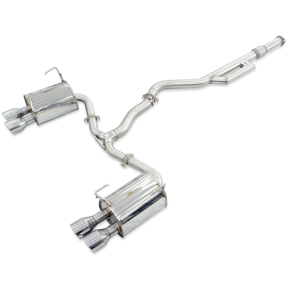 Invidia Q300 Cat Back Exhaust w/SS Rolled Tips - Subaru WRX VB 22+ (Sedan)
