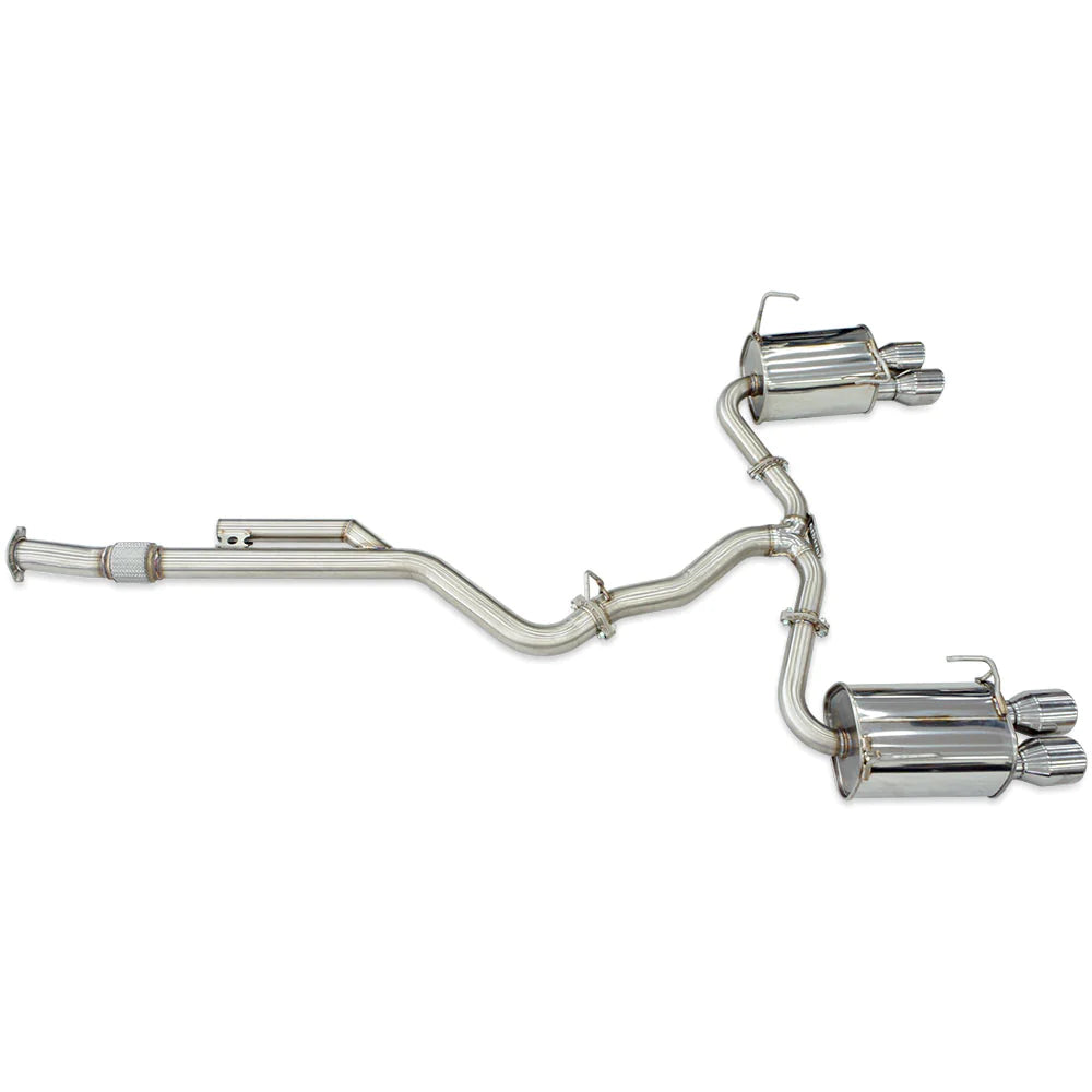 Invidia Q300 Cat Back Exhaust w/SS Rolled Tips - Subaru WRX VB 22+ (Sedan)