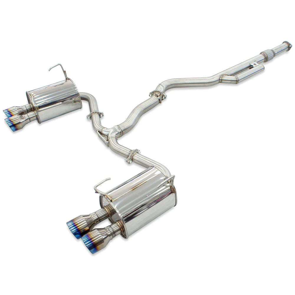 Invidia Q300 Cat Back Exhaust w/Ti Rolled Tips - Subaru WRX VB 22+ (Sedan)