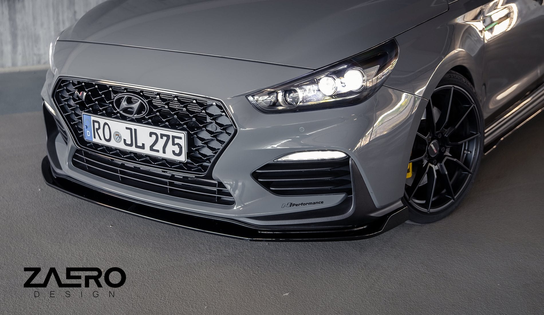 Zaero Designs EVO-1 Front Lip/Splitter for Hyundai i30N Hatch/Fastback 2018-2020 - iilumolab