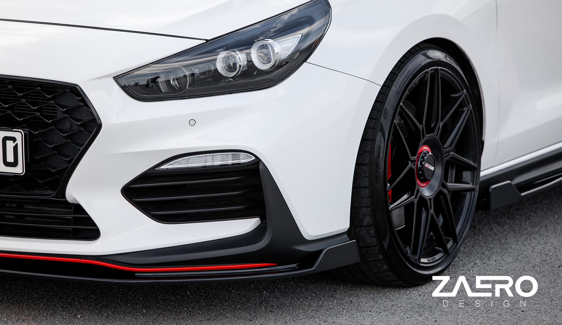 Zaero Designs EVO-1 Front Lip/Splitter for Hyundai i30N Hatch/Fastback 2018-2020 - iilumolab