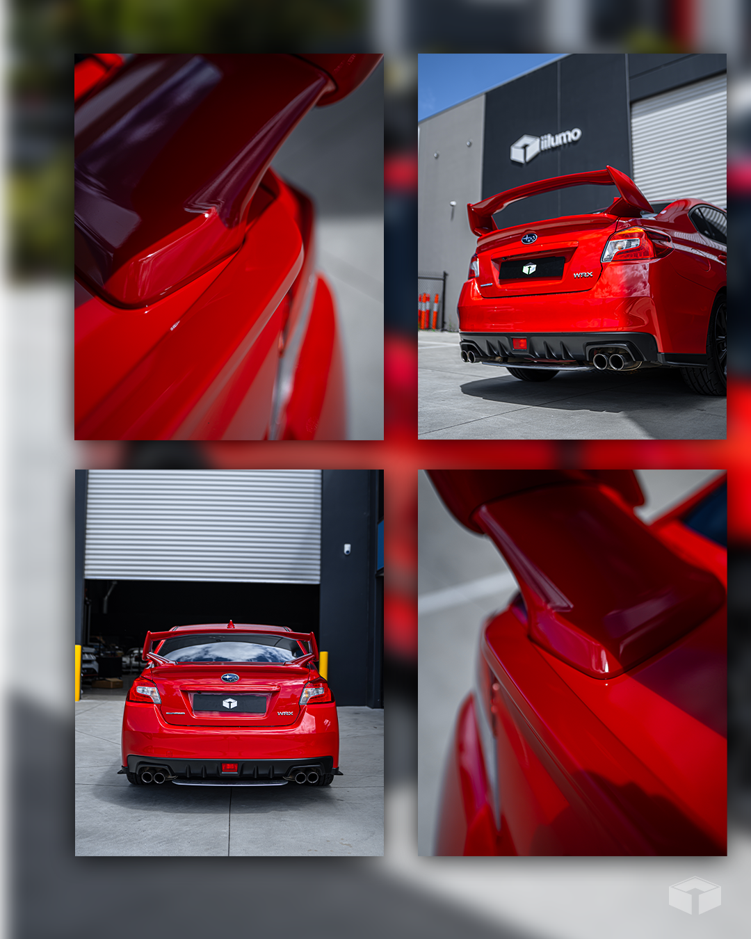 STI Style Trunk Spoiler for Subaru WRX VA 15-21