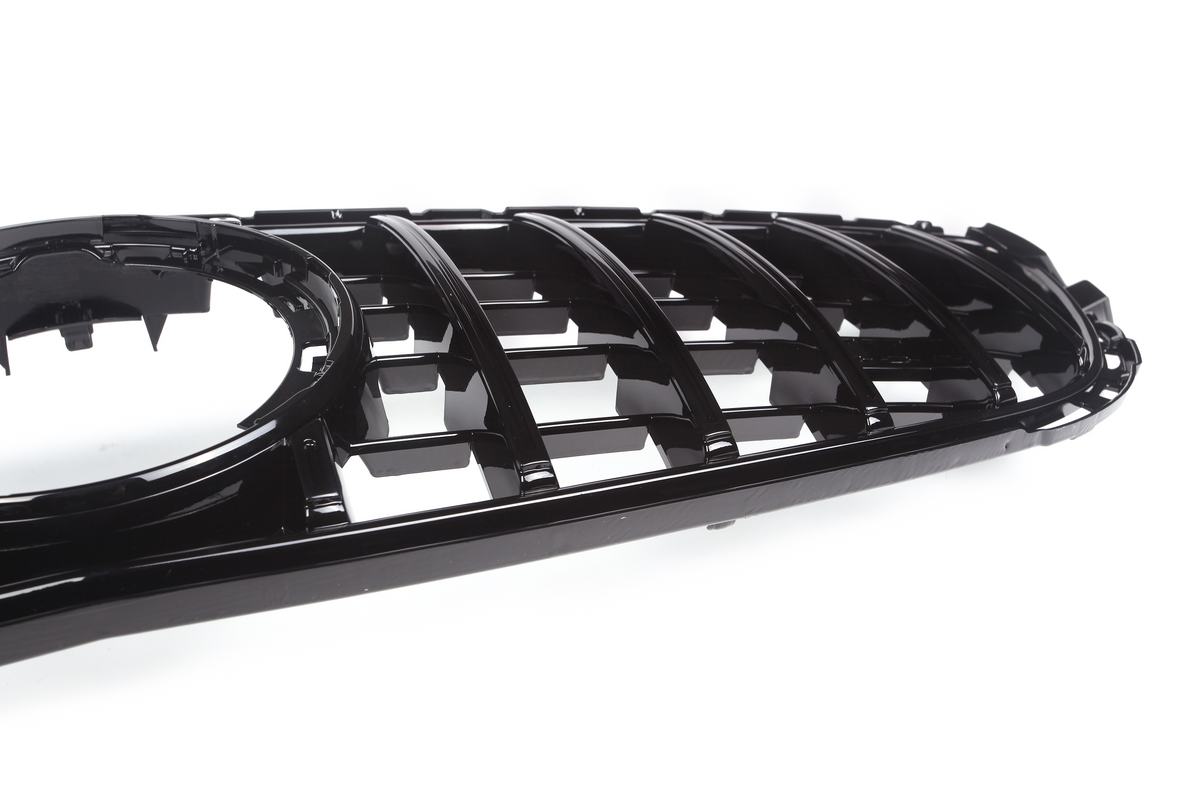 AMG Panamericana Style Grille for Mercedes-Benz C63 C205/W205 - Black 2019-2022