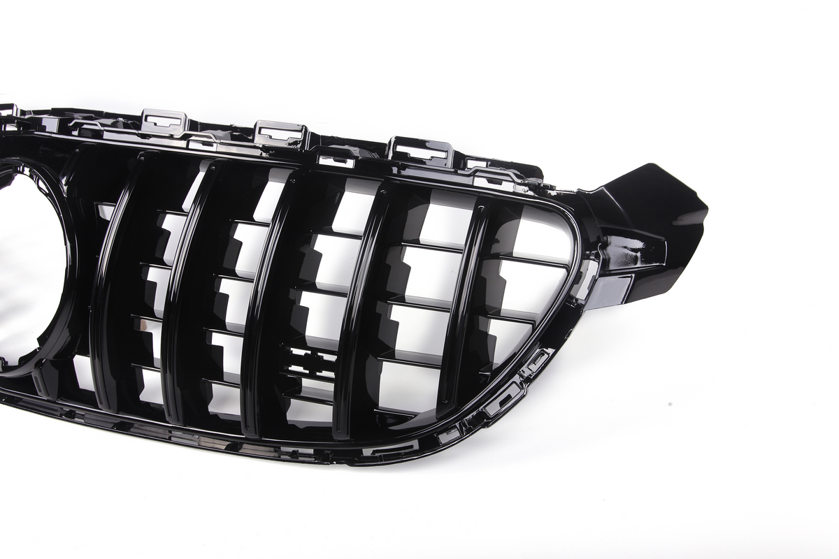 AMG Panamericana Style Grille for Mercedes-Benz C63 C205/W205 - Black 2019-2022