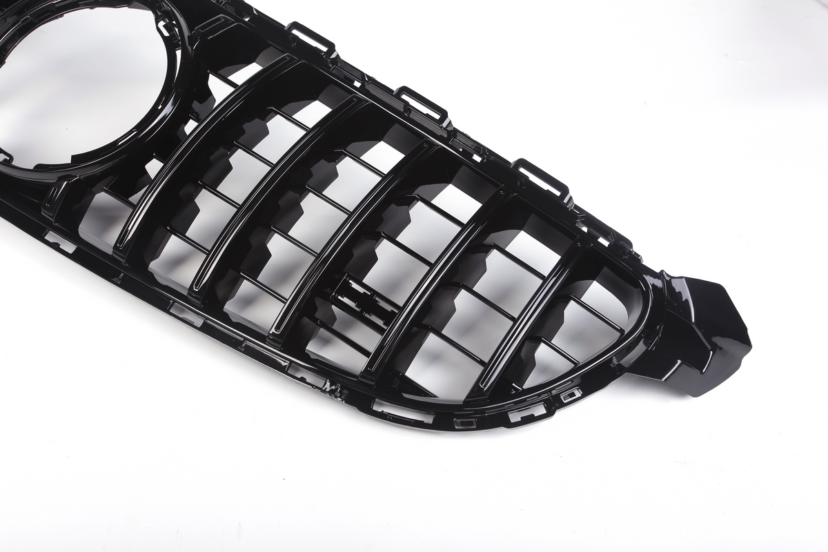 AMG Panamericana Style Grille for Mercedes-Benz C63 C205/W205 - Black 2019-2022