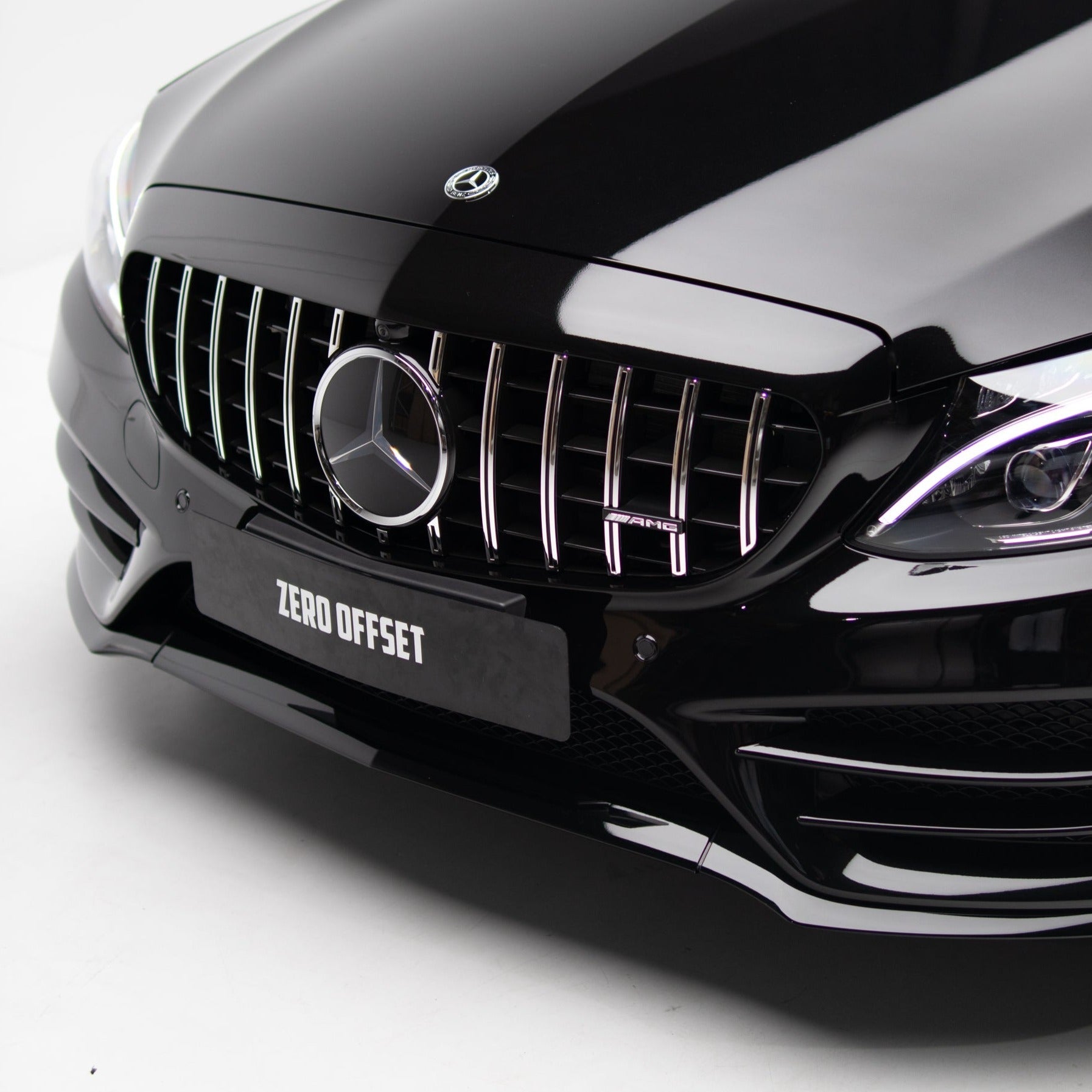 AMG Panamericana Style Grille for Mercedes-Benz C Class (AMG Line) C205/W205 2015-2018 - Silver