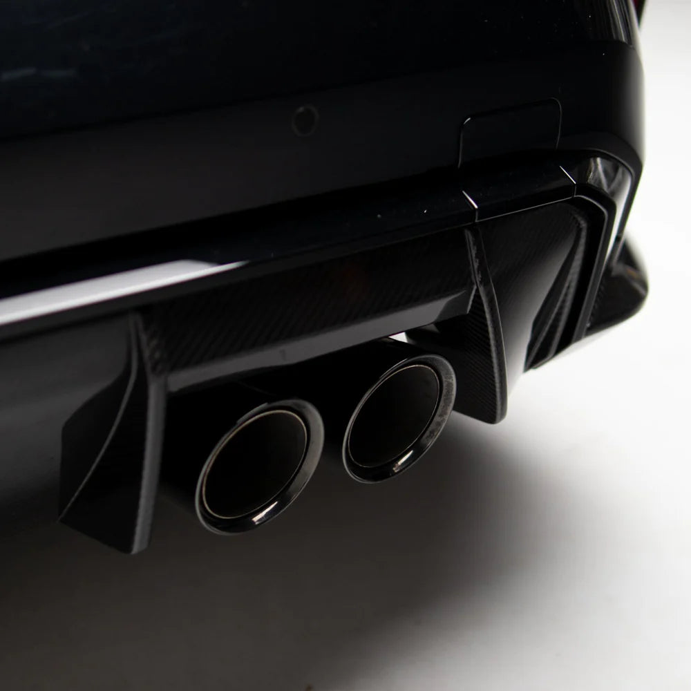 M-Performance Style Diffuser Pre Pregged Dry Carbon For BMW M3 G80 G81 / M4 G82 G83 (Standard Quad Tip) 20+