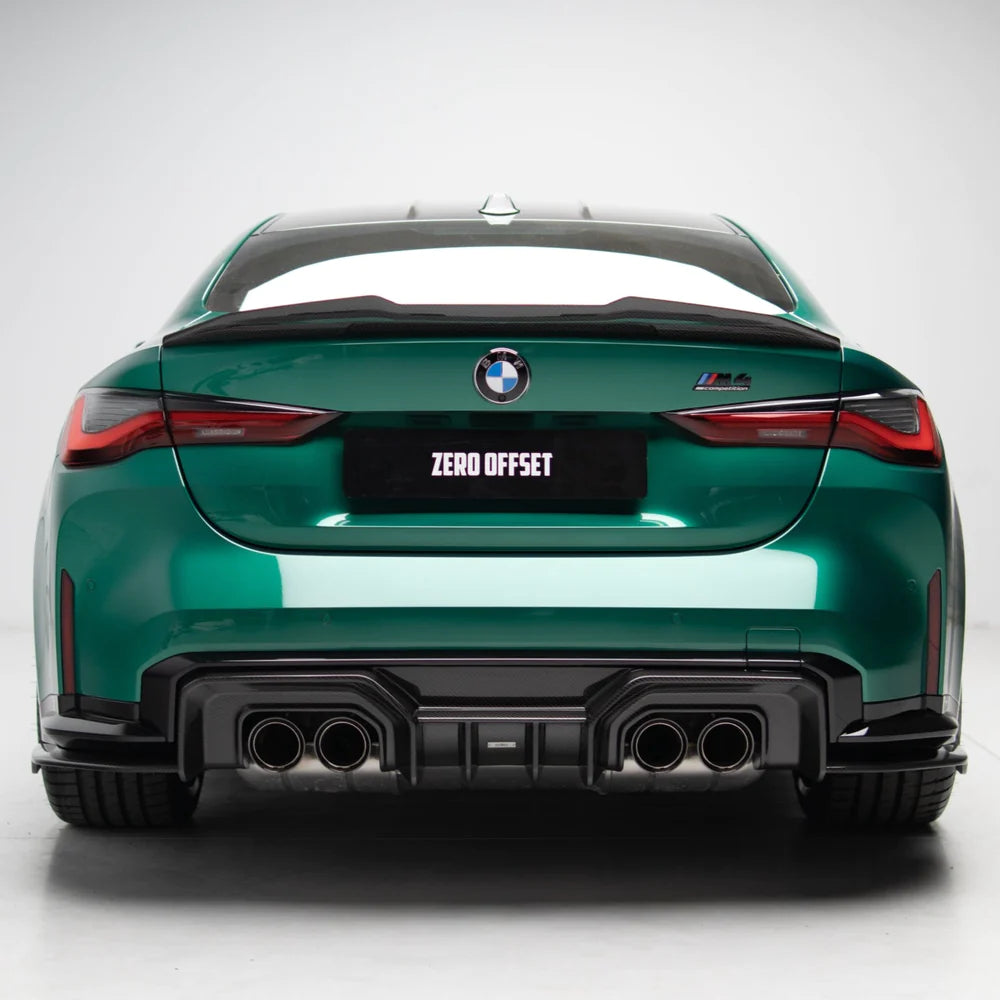 PSM Style Spoiler Pre Pregged Dry Carbon Fibre for BMW M4 G82 4 Series G22 21+ - iilumolab