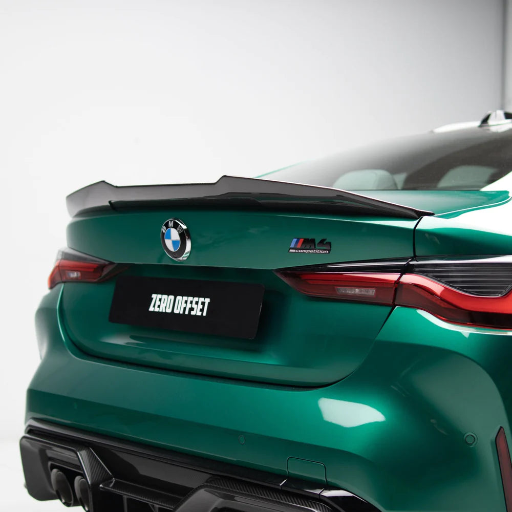 PSM Style Spoiler Pre Pregged Dry Carbon Fibre for BMW M4 G82 4 Series G22 21+ - iilumolab
