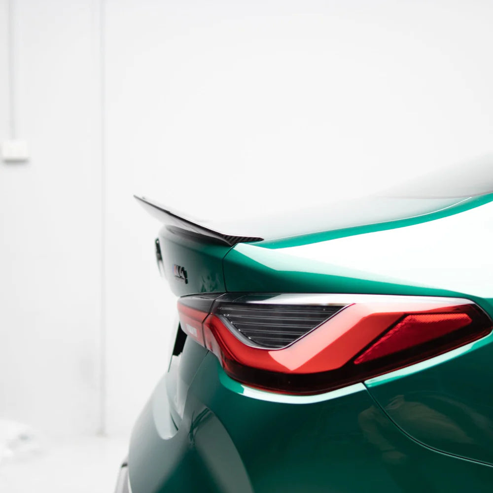 PSM Style Spoiler Pre Pregged Dry Carbon Fibre for BMW M4 G82 4 Series G22 21+ - iilumolab