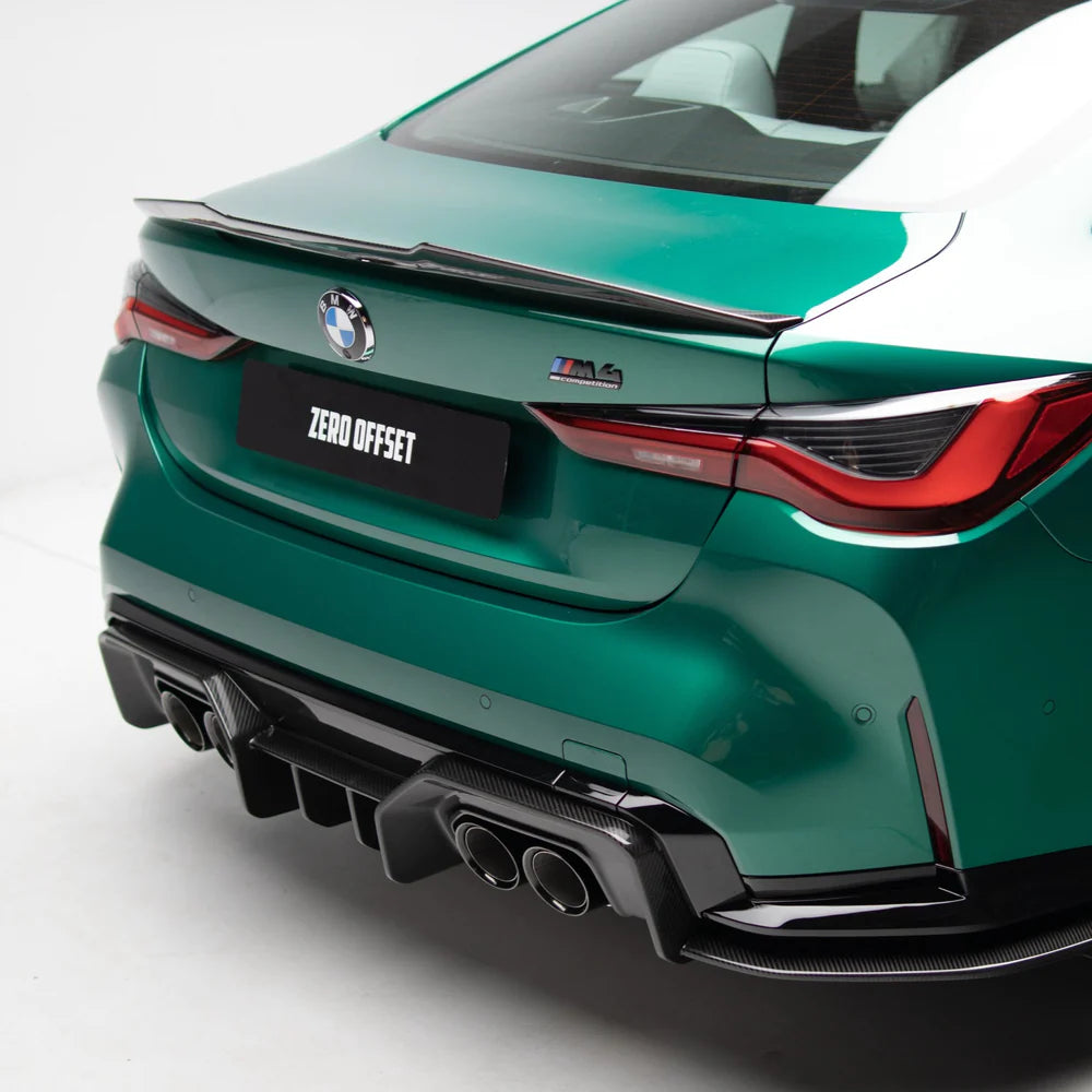 PSM Style Spoiler Pre Pregged Dry Carbon Fibre for BMW M4 G82 4 Series G22 21+ - iilumolab