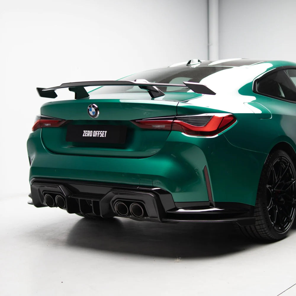 M-Performance Style Wing Pre Pregged Dry Carbon Spoiler For BMW 3 Series G20 / 4 Series G22 / M3 G80 / M4 G82 20+ - iilumolab