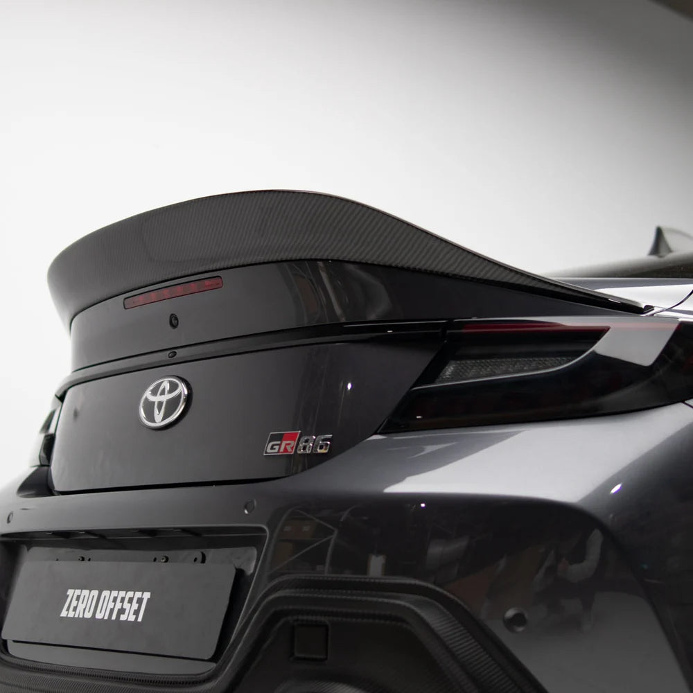 TRD 'High Kick' Style Spoiler for Subaru BRZ (ZD8) / Toyota GR86 (ZN8) 22+ Carbon Fibre - iilumolab