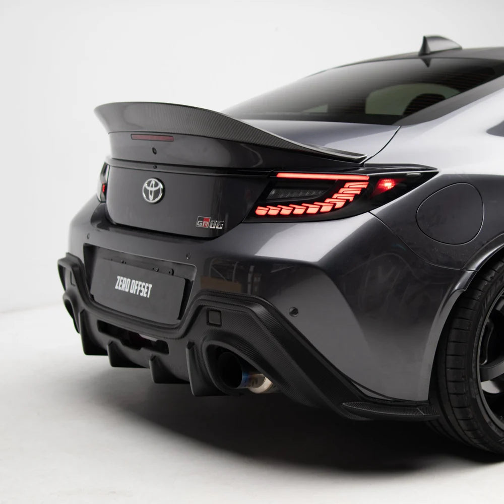 TRD 'High Kick' Style Spoiler for Subaru BRZ (ZD8) / Toyota GR86 (ZN8) 22+ Carbon Fibre - iilumolab