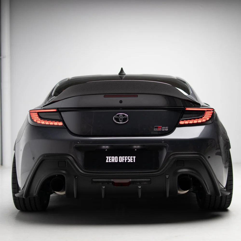TRD 'High Kick' Style Spoiler for Subaru BRZ (ZD8) / Toyota GR86 (ZN8) 22+ Carbon Fibre - iilumolab
