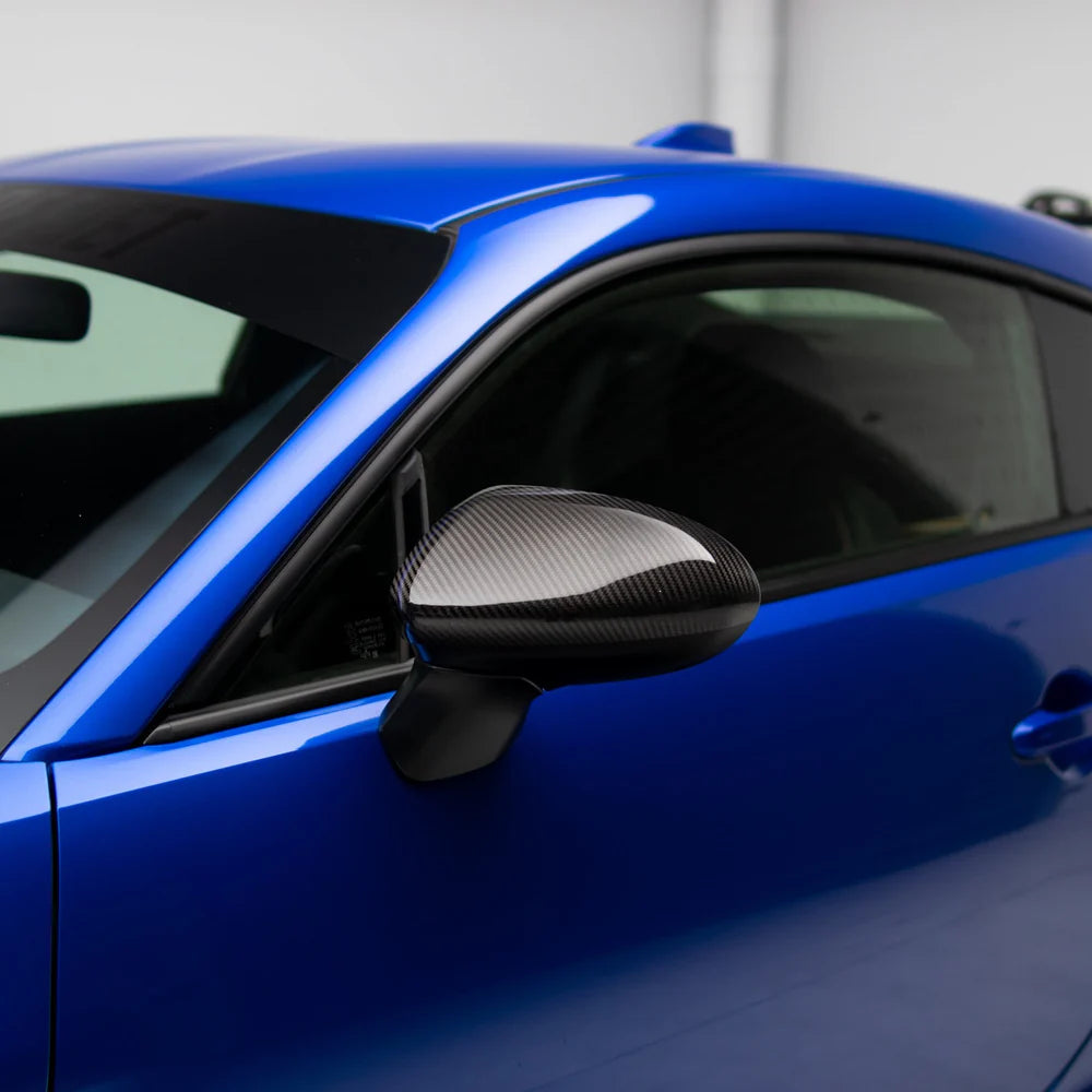 Dry Carbon Mirror Caps for Subaru BRZ (ZD8) / Toyota GR86 (ZN8) 22+ - iilumolab