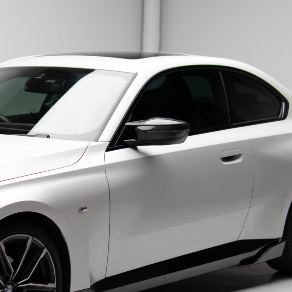 M Performance Style Pre Pregged Dry Carbon Mirror Caps for BMW 2/3/4 Series G42 G20 G21 G20 G22 G23 G26
