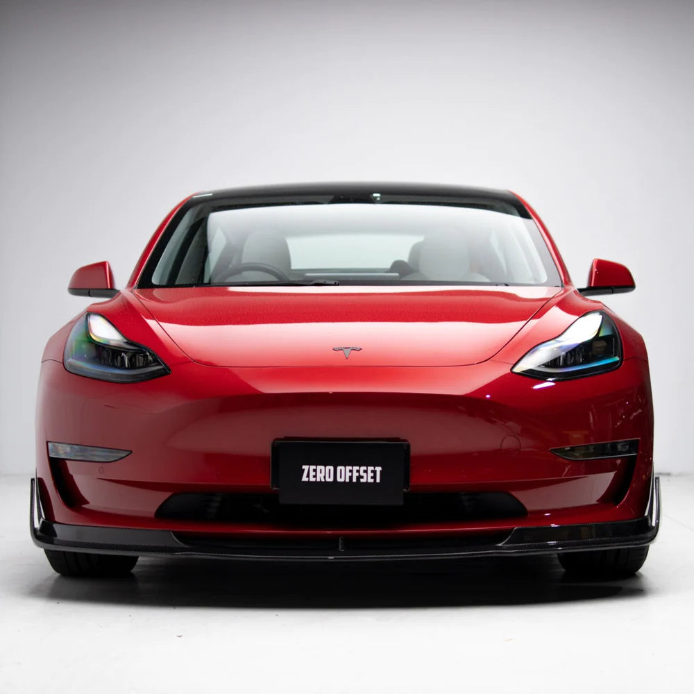 Vorsteiner Style Front Lip (Carbon Fibre) for Tesla Model 3 19+
