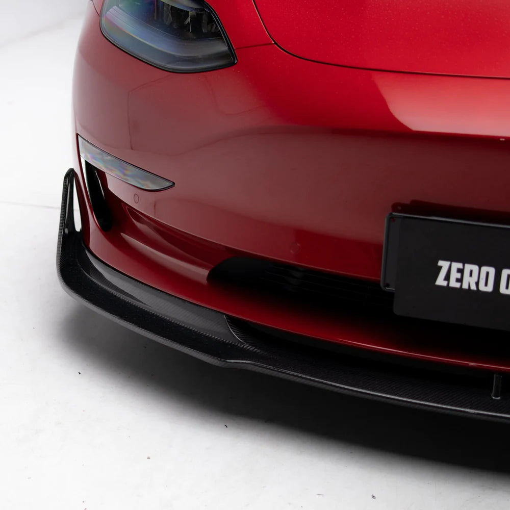 Vorsteiner Style Front Lip (Carbon Fibre) for Tesla Model 3 19+