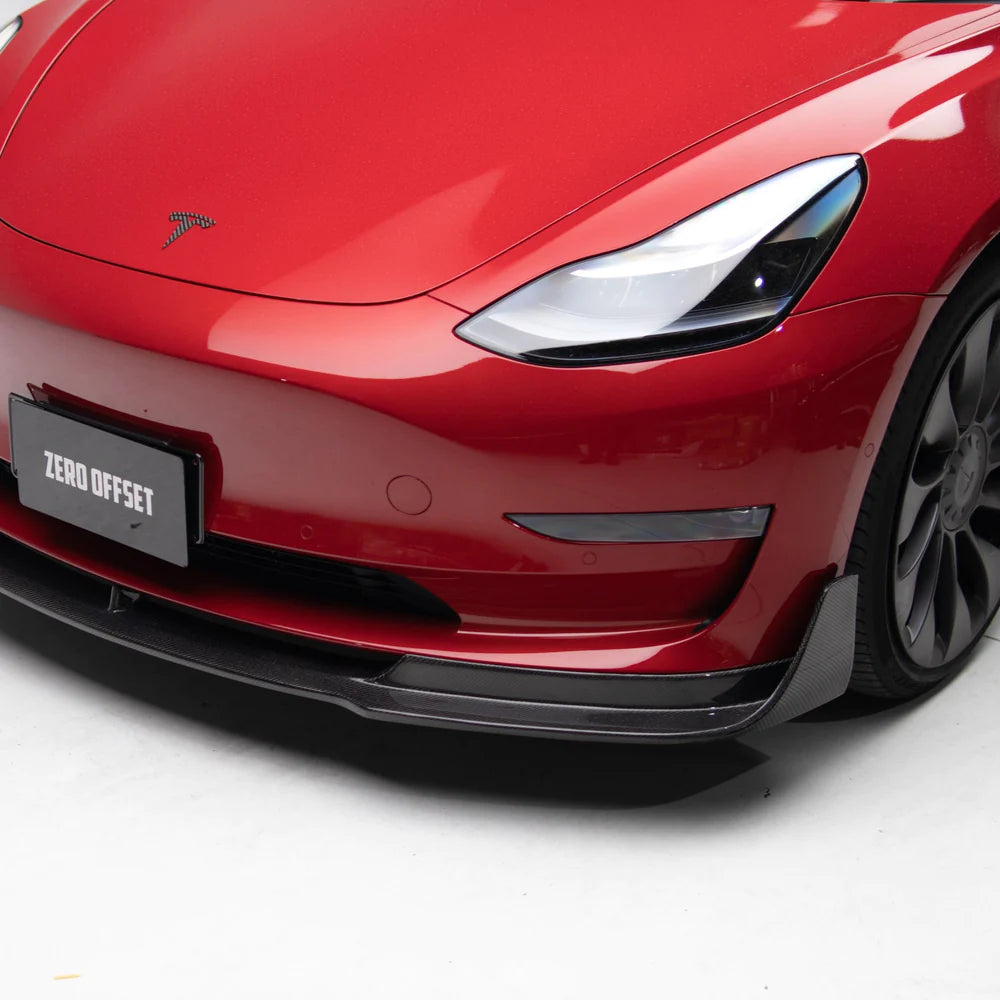 Vorsteiner Style Front Lip (Carbon Fibre) for Tesla Model 3 19+