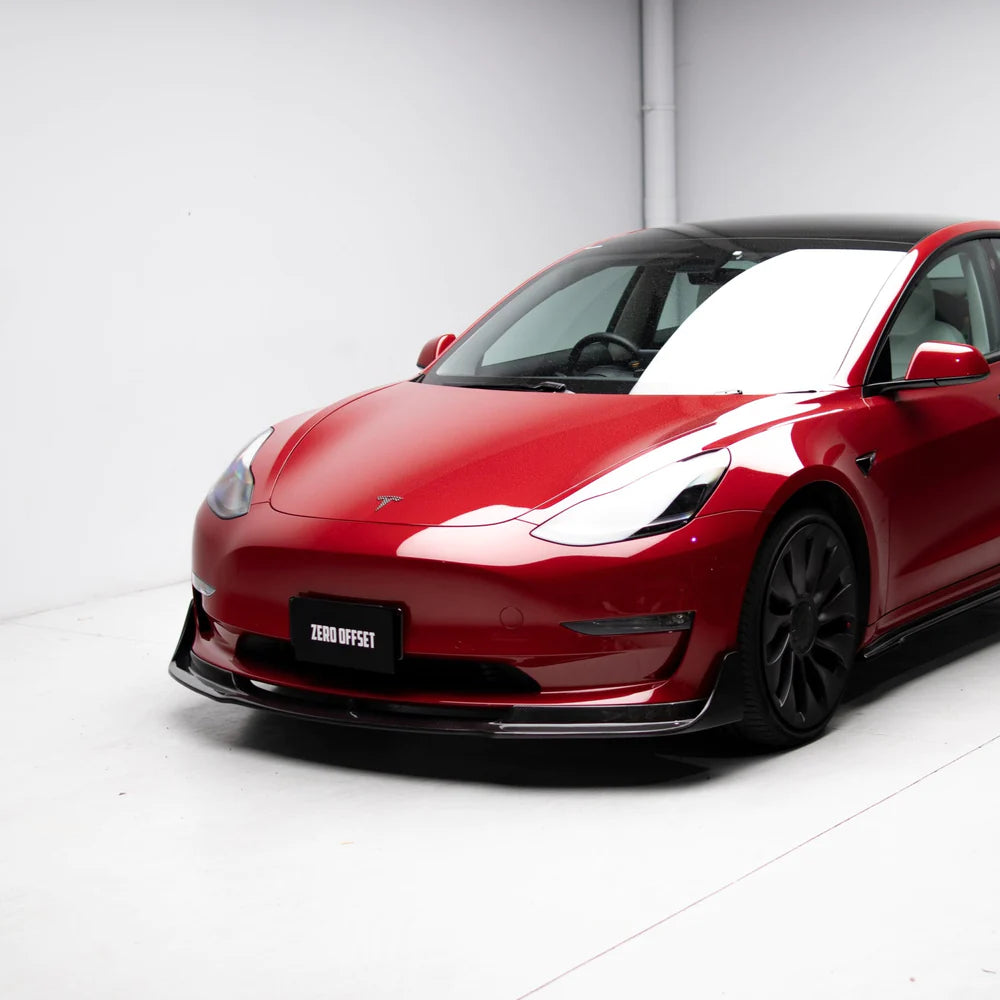 Vorsteiner Style Front Lip (Carbon Fibre) for Tesla Model 3 19+