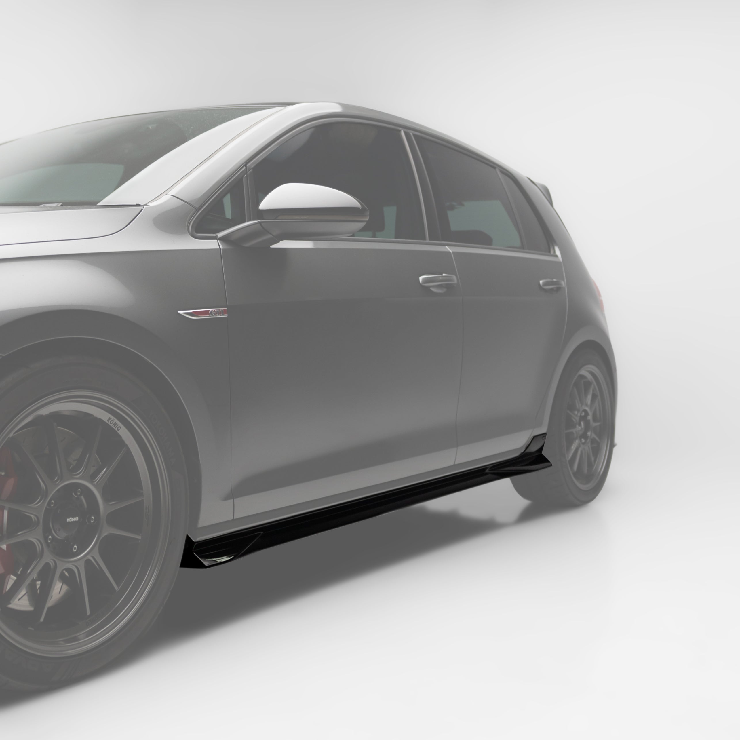 Zaero Designs EVO-1 Side Splitters for Volkswagen Golf MK7/7.5 TSI, GTI & R 2014-2021