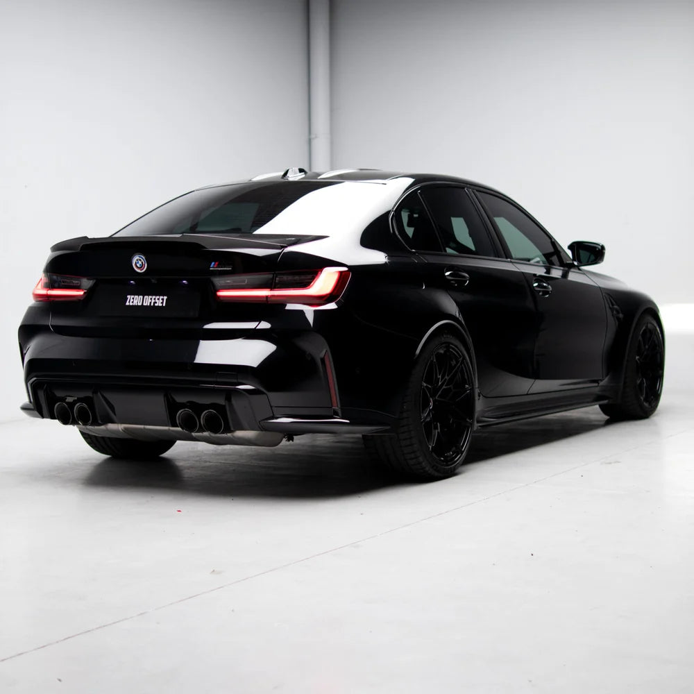 M4 Style Pre Pregged Dry Carbon Fiber Spoiler For BMW 3 Series G20 / M3 G80 20+ - iilumolab
