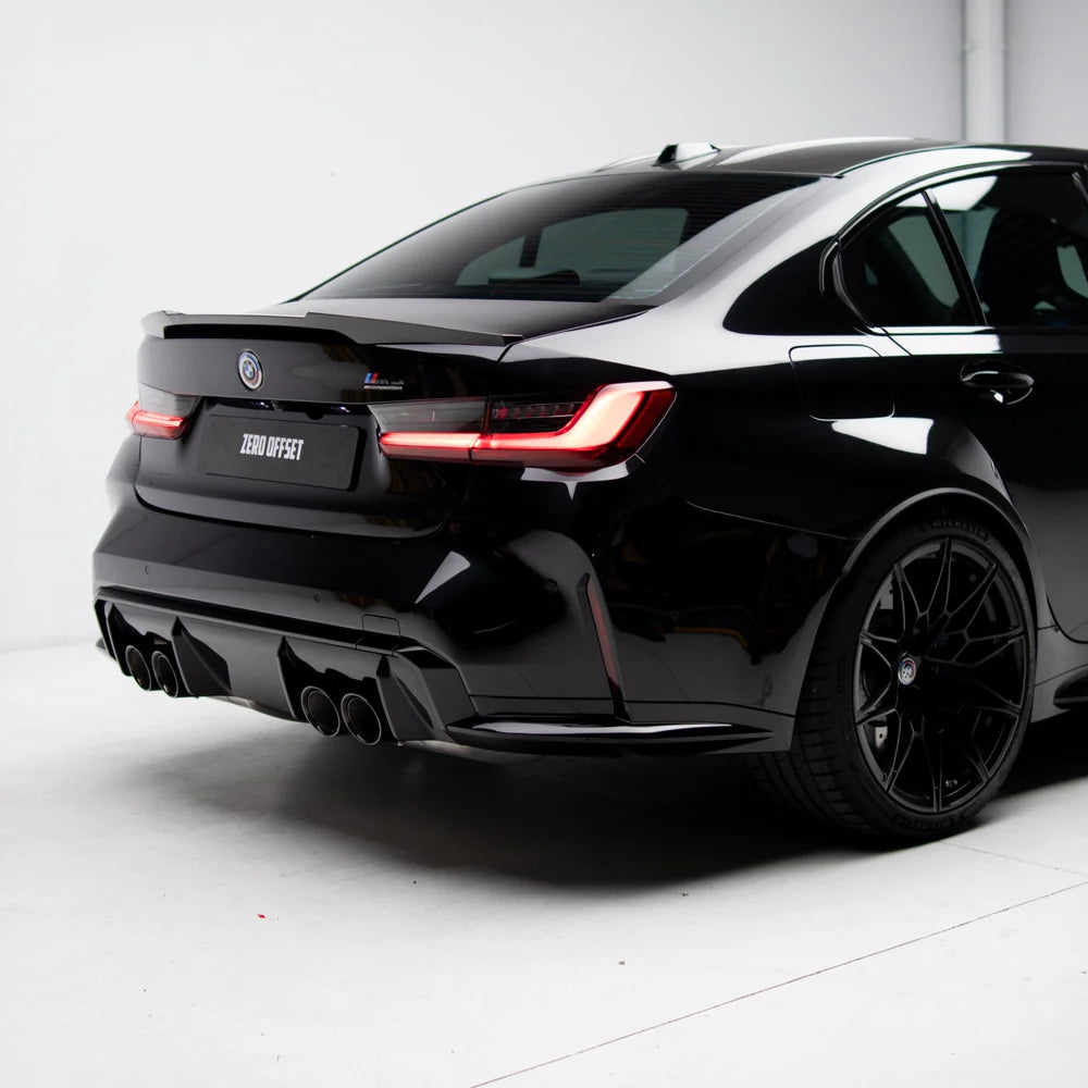 M4 Style Pre Pregged Dry Carbon Fiber Spoiler For BMW 3 Series G20 / M3 G80 20+ - iilumolab