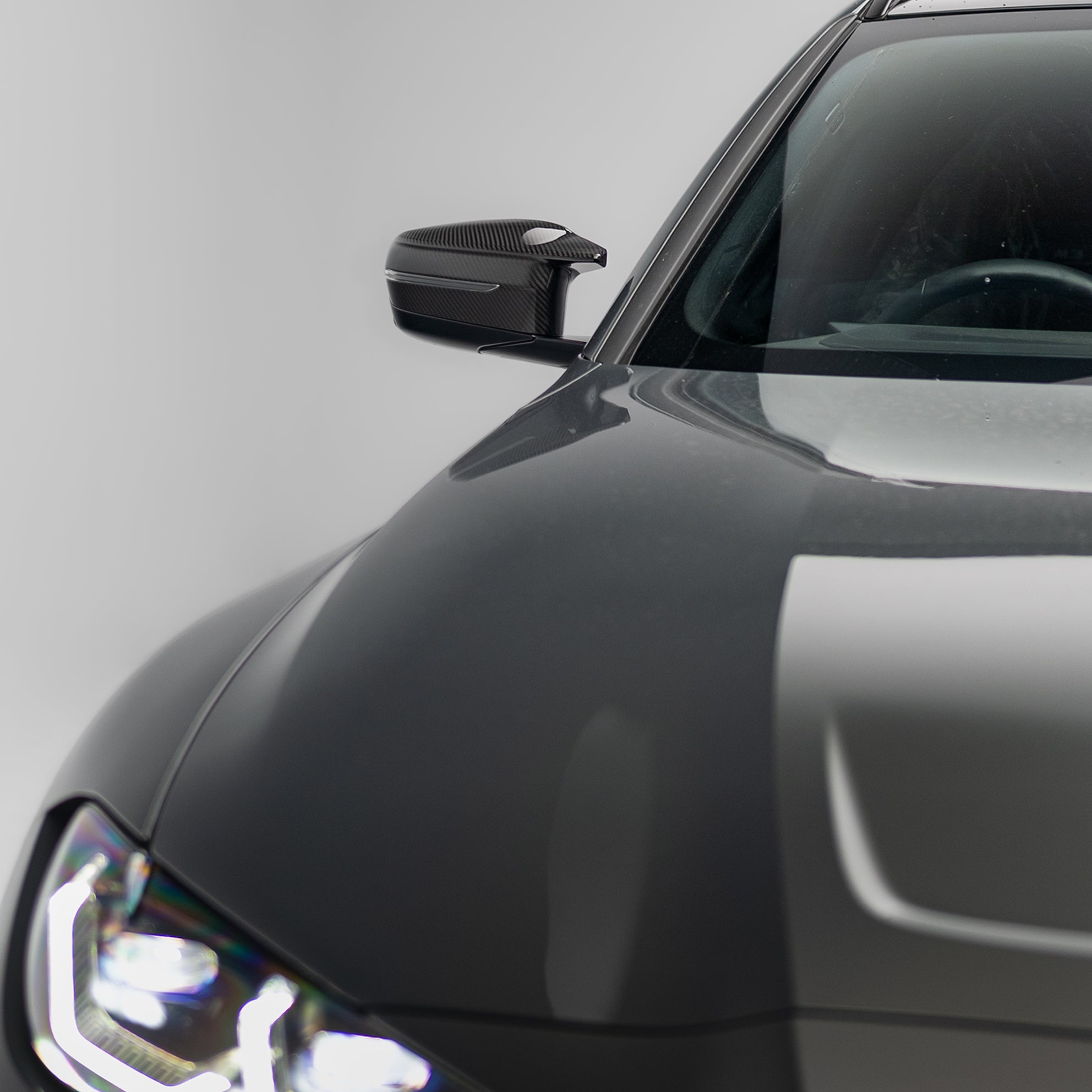 M-Performance Style Pre Pregged Dry Carbon Fiber Mirror Caps for BMW M240i G42 / M340i LCI /M2 G87 / M3 G80 G81 / M4 G82 G83 2020+