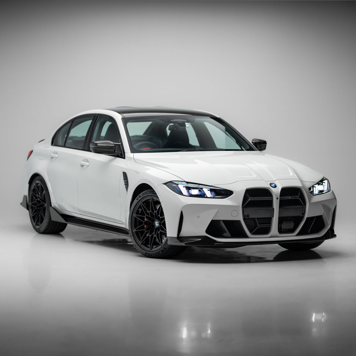 M Performance Style Pre Pregged Dry Carbon Front Lip for BMW M3 G80 G81 / M4 G82 G83 2020+