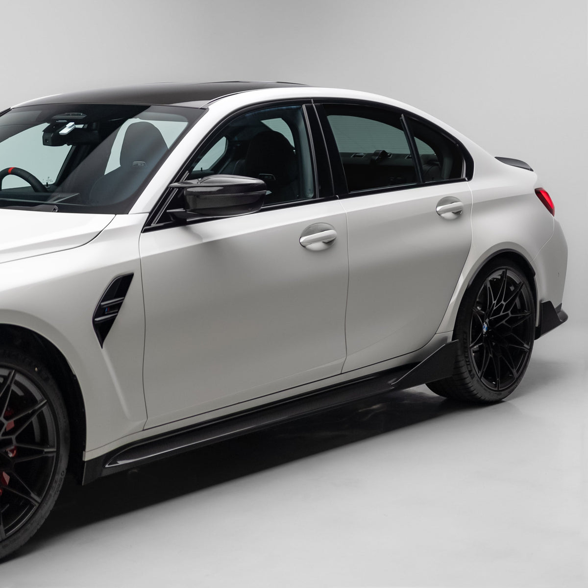 M Performance Style Pre Pregged Dry Carbon Side Skirts for BMW M3 G80 G81 2020+