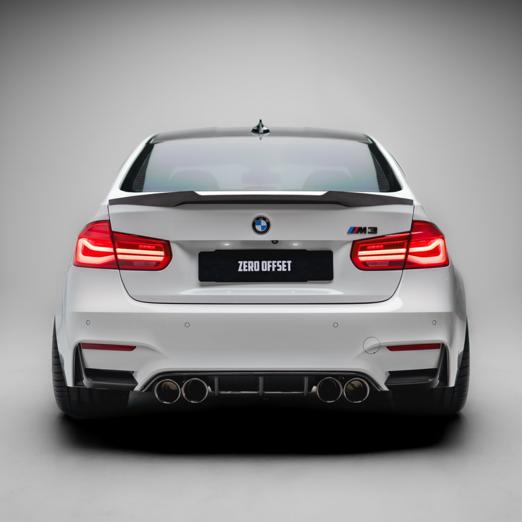MP Style Rear Bumper Splitters Pre Pregged Dry Carbon for BMW M3 F80 / M4 F82/F83 2014-2020