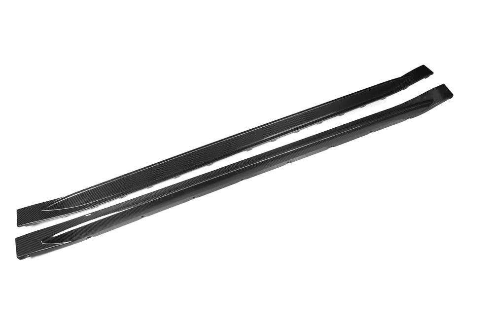 OEM STYLE PRE PREGGED DRY CARBON SIDE SKIRTS FOR BMW M3 G80 G81 2020+ - iilumolab
